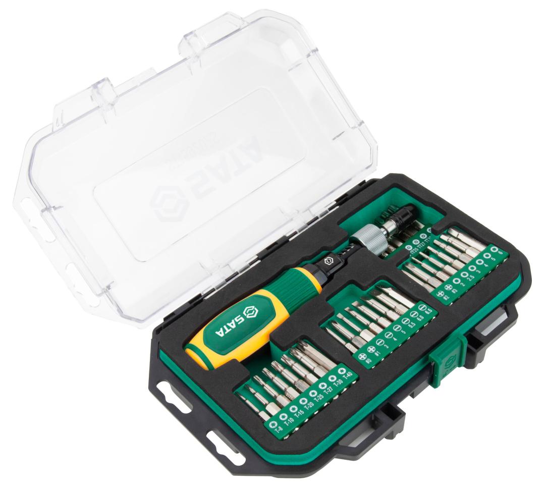 JOGO DE TORQUÍMETRO AXIAL 1-6 Nm 1/4” COM 32 BITS SATA - ST159202S
