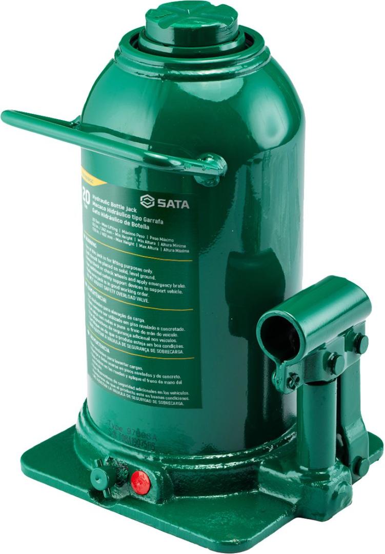 Macaco Hidráulico Garrafa 20Ton - ST97808ASC - SATA Brasil