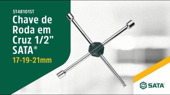 Chave de Roda em Cruz 1/2" SATA