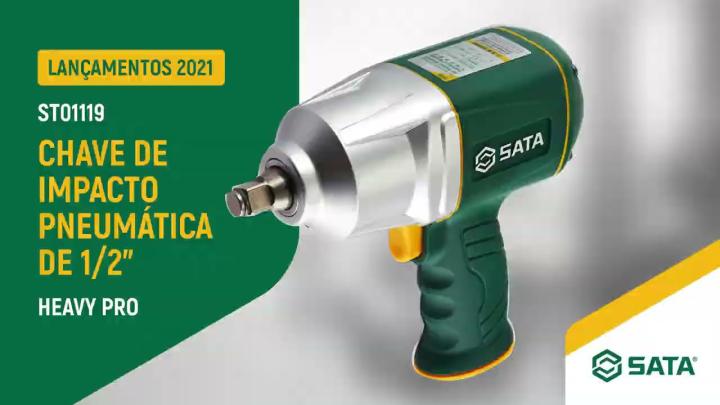 Chave de Impacto Pneumática de 1/2" Heavy Pro SATA - ST01119