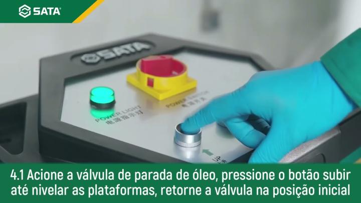 Elevador Tesoura Ajuste de Sincronismo
