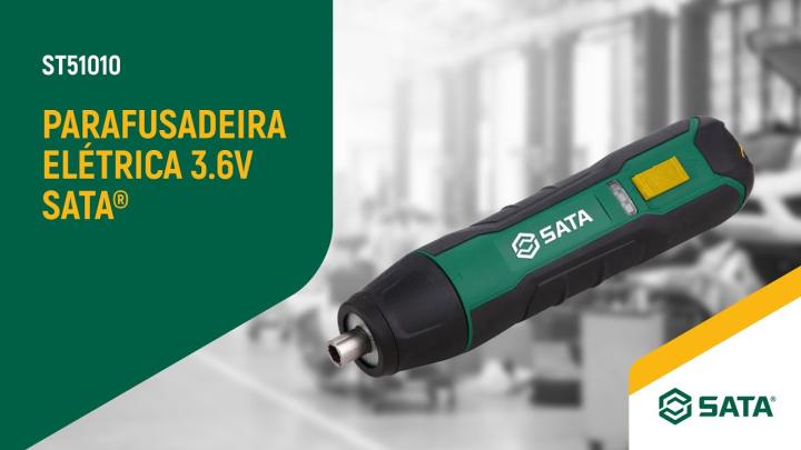 PARAFUSADEIRA A BATERIA 3.6V 1/4" SATA