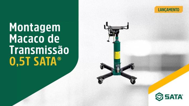 Macaco Hidráulico para Caixa de Transmissão 500kg SATA® - SCAE5821-LA - Montagem