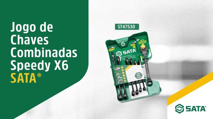 Jogo Chave Combinada Speedy X6 8-17Mm - 7 Peças SATA - ST47530