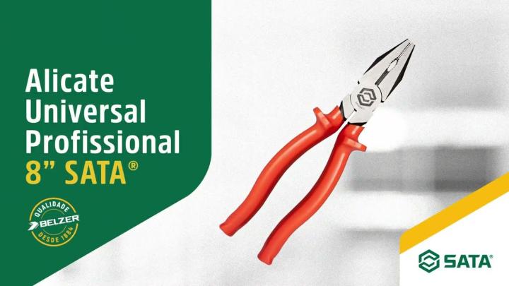 ALICATE UNIVERSAL PROFISSIONAL ISOLADO DE 8" SATA - ST700022L