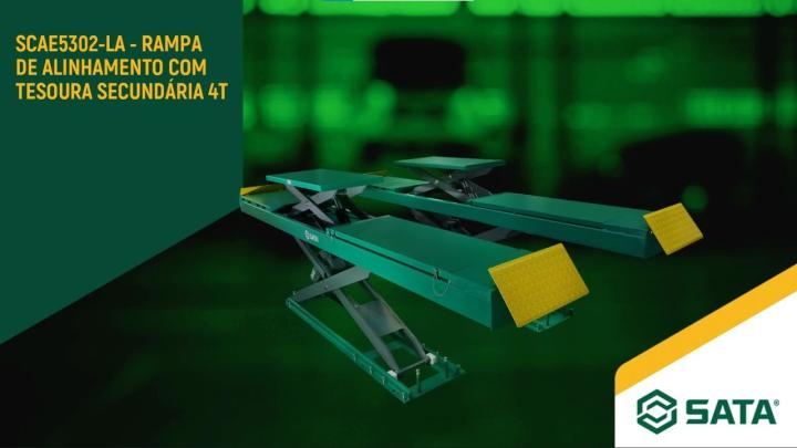 Rampa de Alinhamento com Tesoura Secundária 4T SATA - Instalação