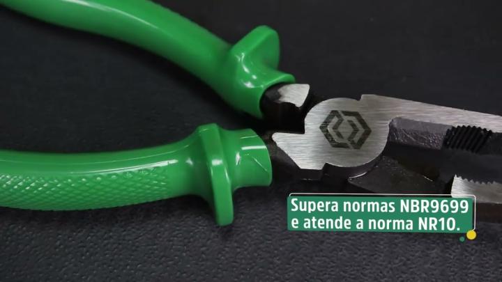 Alicate Corte Tesoura Profissional Isolado 8" SATA - ST72504L