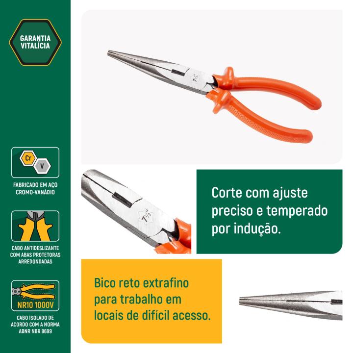 Alicate Meiacana Longo 7.1/2