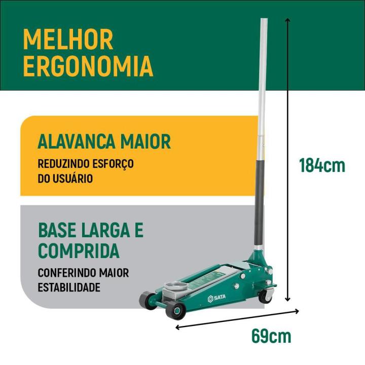 Macaco Jacaré 2500kg ST97813SC - SATA Brasil
