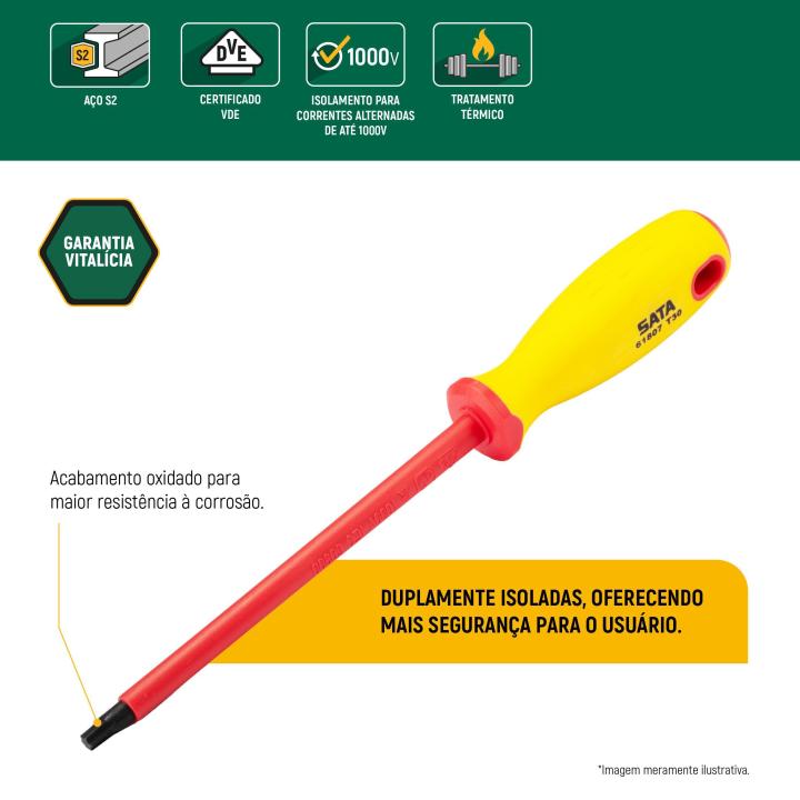 Chave Torx® VDE T25 - SATA Brasil