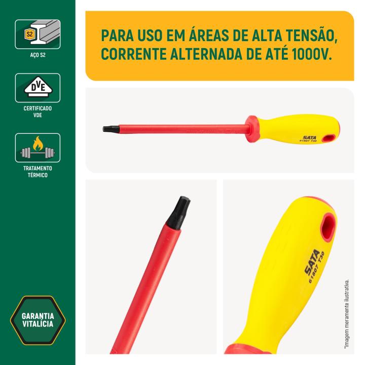 Chave Torx® VDE T25 - SATA Brasil