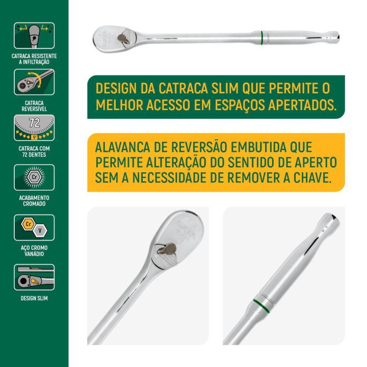 Catraca com Cabo Longo 3/8