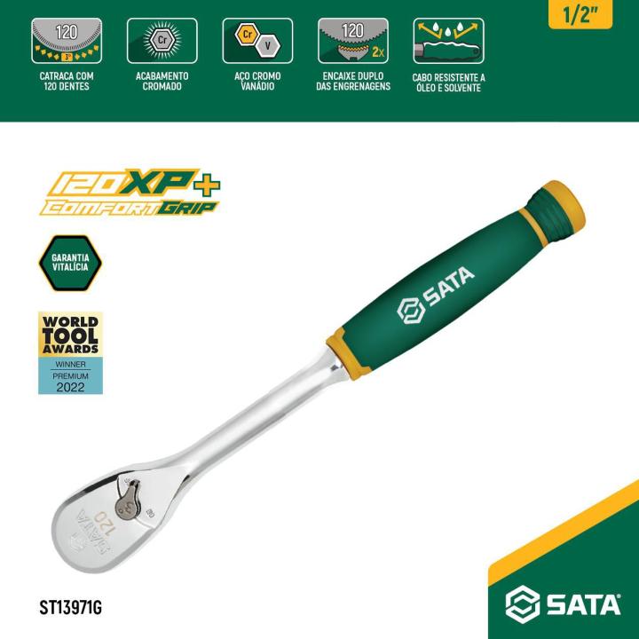 Catraca com cabo 1/2 pol 120XP SATA - ST13974G - SATA Brasil
