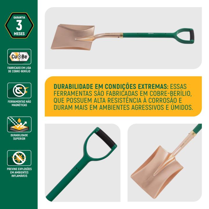 Pá Quadrada Antifaíscante 235 x 1000mm - SATA Brasil