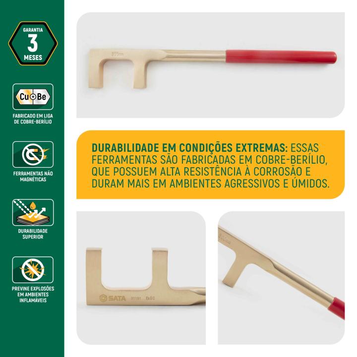 Chave F Antifaíscante 50 x 400mm - SATA Brasil