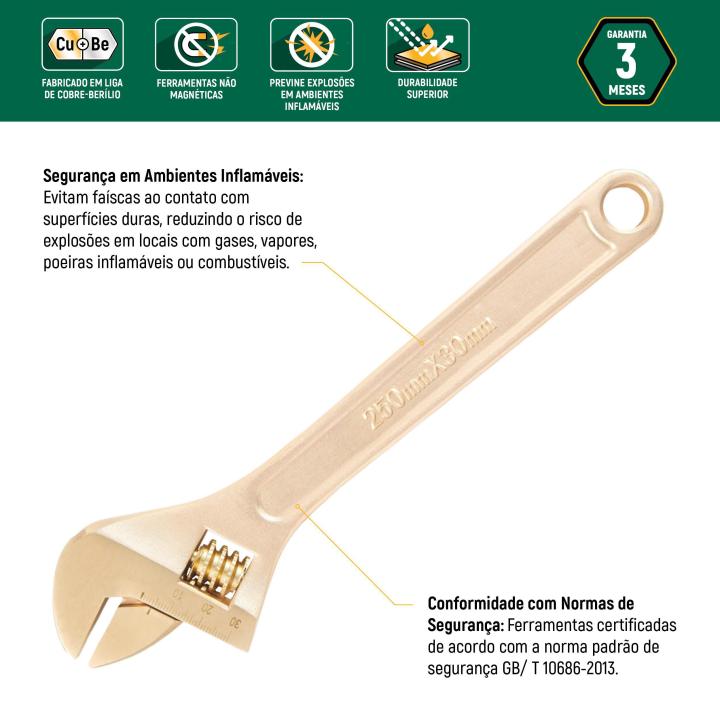 Chave Ajustável Antifaíscante 8