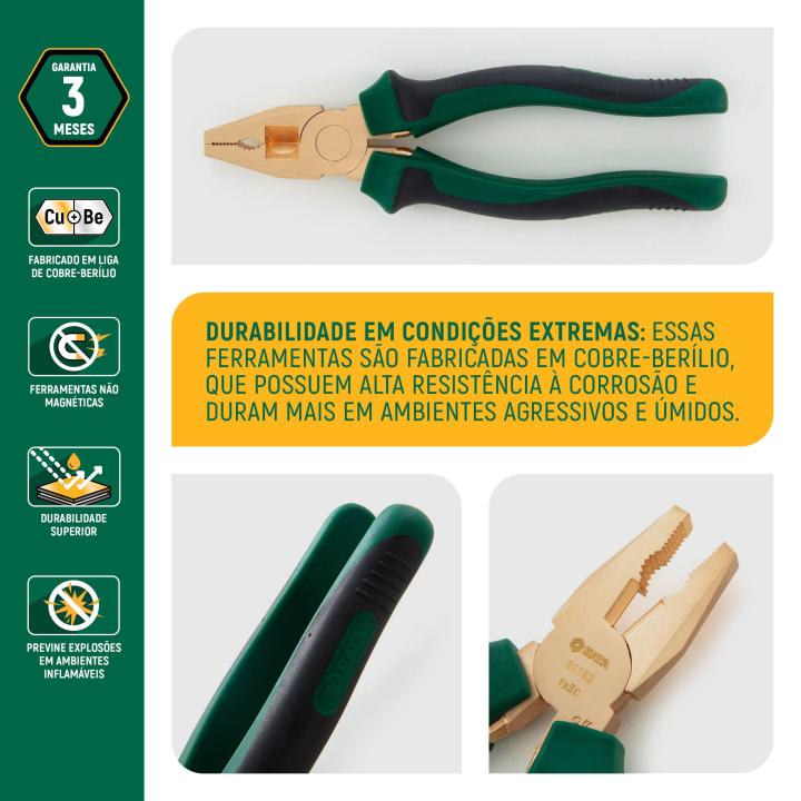 Alicate Universal Antifaíscante 6