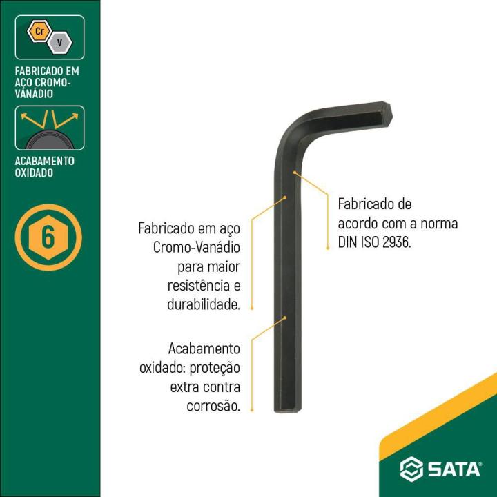 Chave Hexagonal Curta 1/8