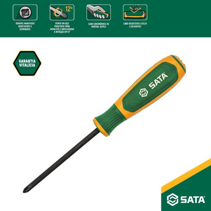 Jogo Extrator de Impacto Fenda e Phillips® Boltbiter - SATA Brasil