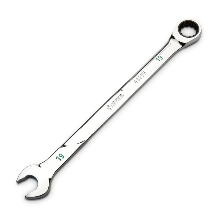 Jogo de Chave Combinada com Catraca 120 xP 8 À 19mm 7 Peças - SATA