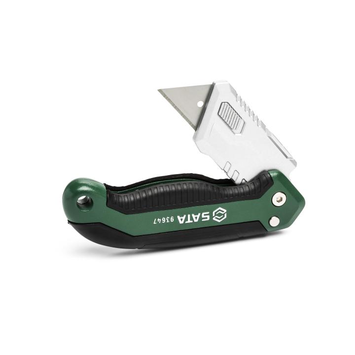 Estilete Profissional Dobrável 18mm - SATA Brasil