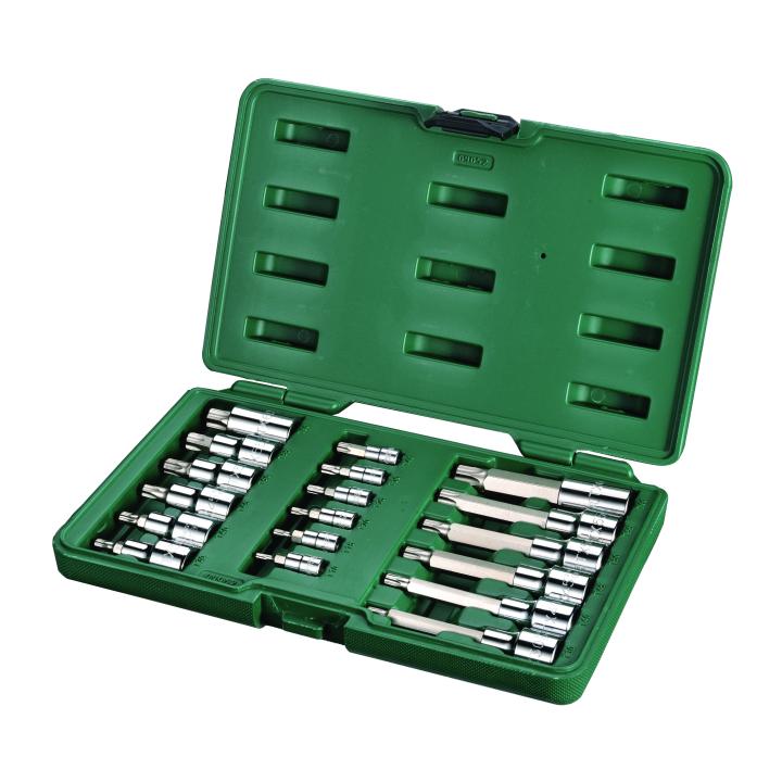 Image of 18 Pc. 1/4" and 1/2" Drive Torx® Bit Socket Set - SATA