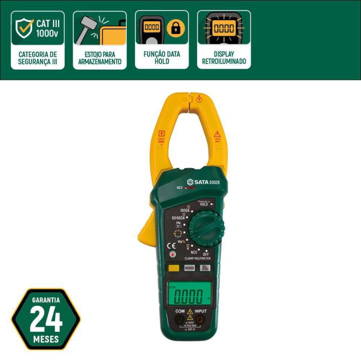 Alicate Amperímetro - SATA Brasil