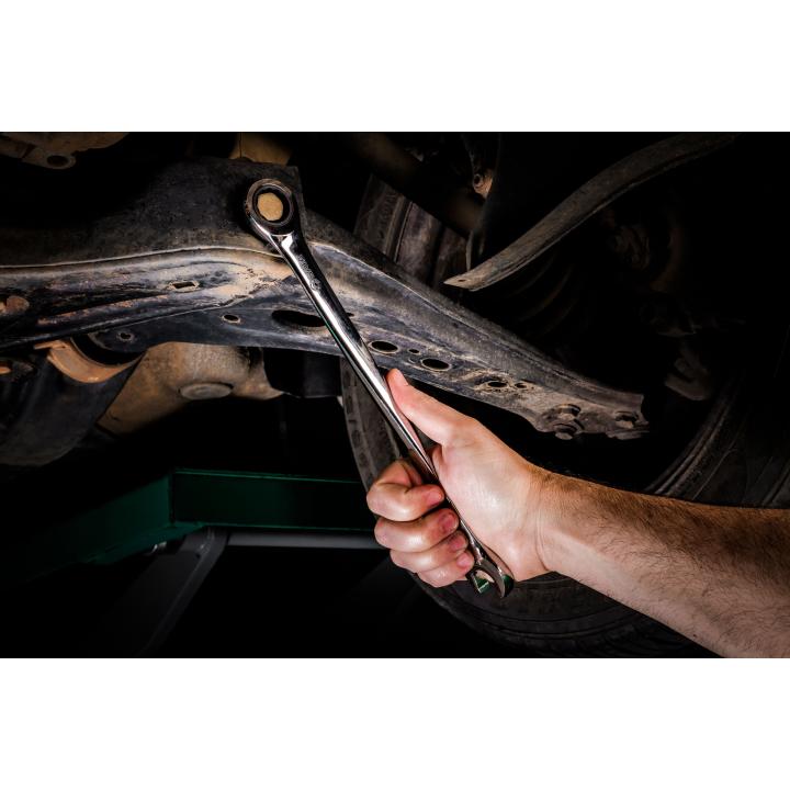 Image of Inverted Combination Wrench Set with Ratchet - SATA