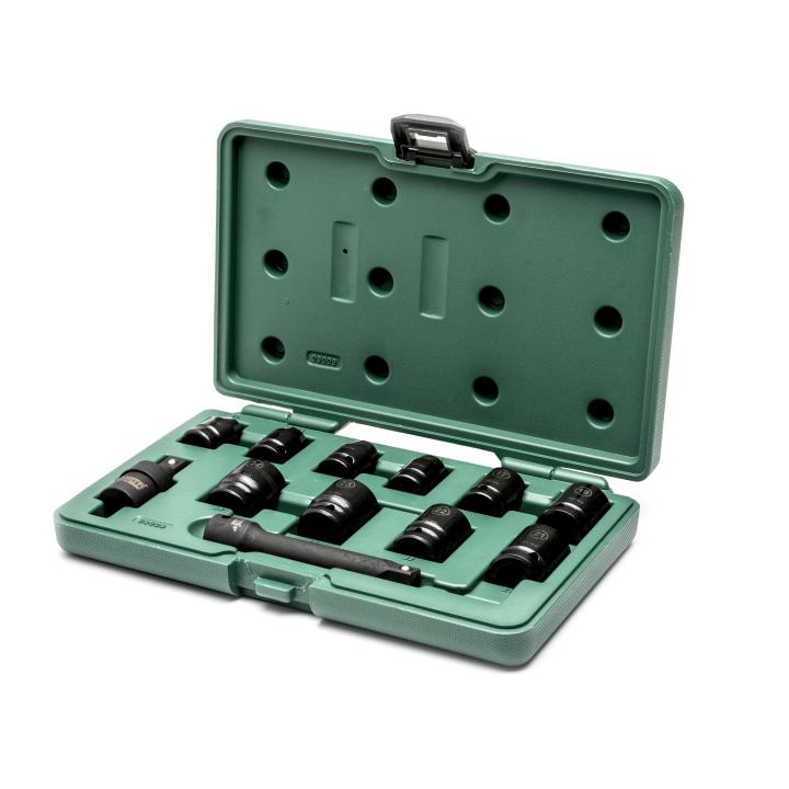 Image of 12 Pc. 1/2" Drive 6 Point Metric Impact Socket Set - SATA