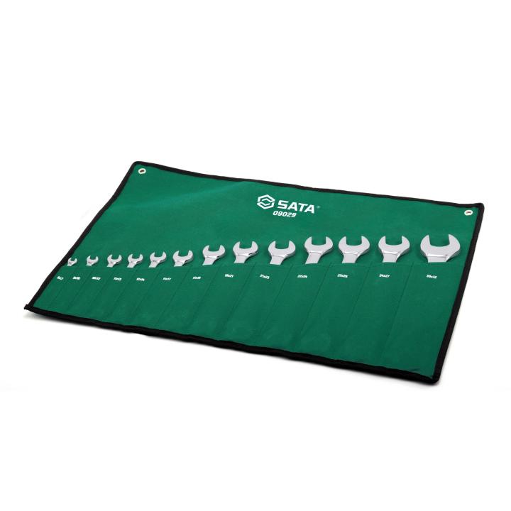 Jogo de Chaves Fixas de 6 x 7 a 30 x 32mm com 13 Peças - SATA Brasil