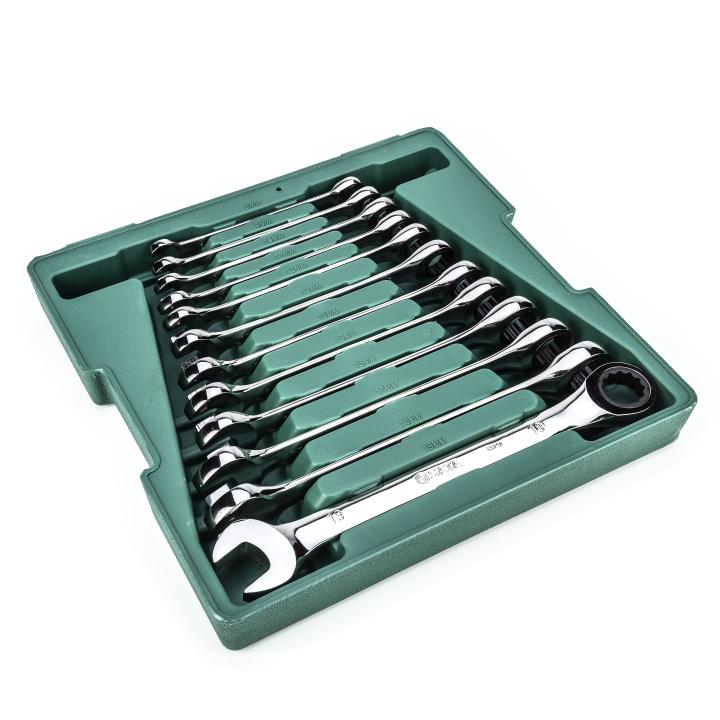 Jogo de Chave Combinada Catraca de 8 - 19mm com 12 Peças - SATA Brasil