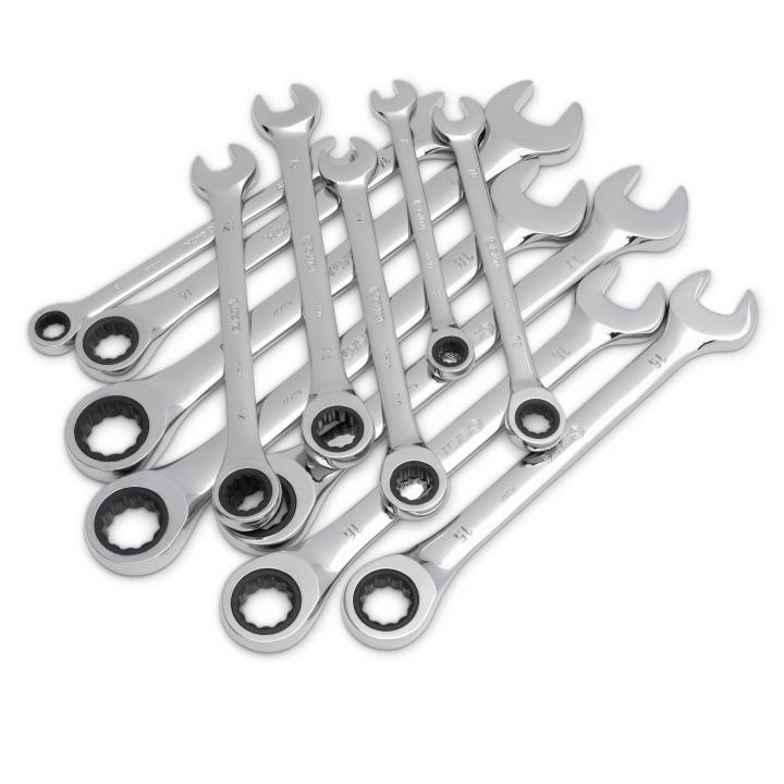 Jogo de Chave Combinada Catraca de 8-19mm com 12 Pç - ST09040-02