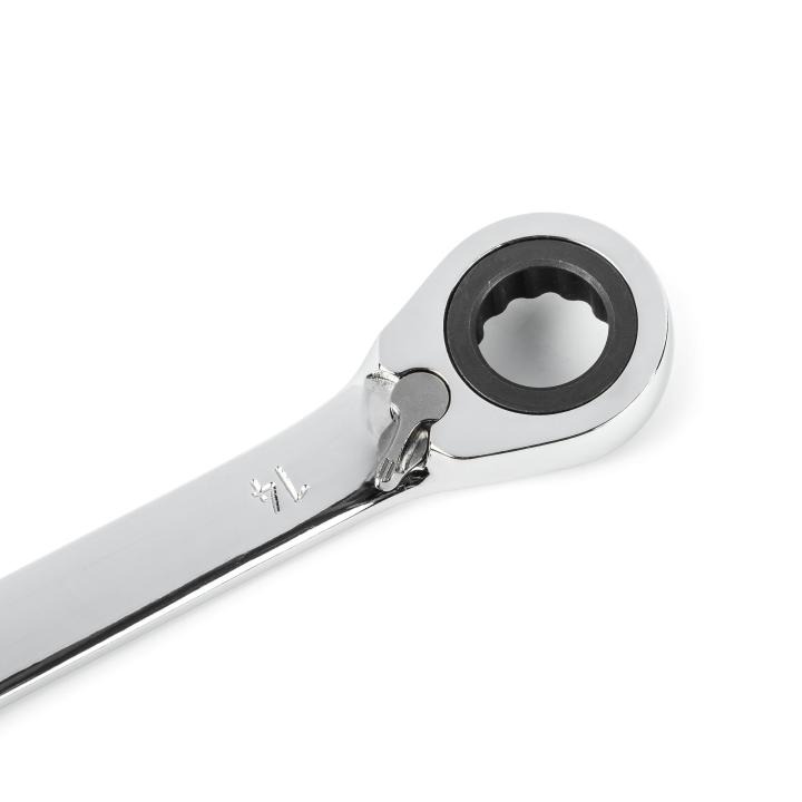 Image of 5 Pc. 12 Point Reversible Combination Ratcheting Wrench Set Metric - SATA