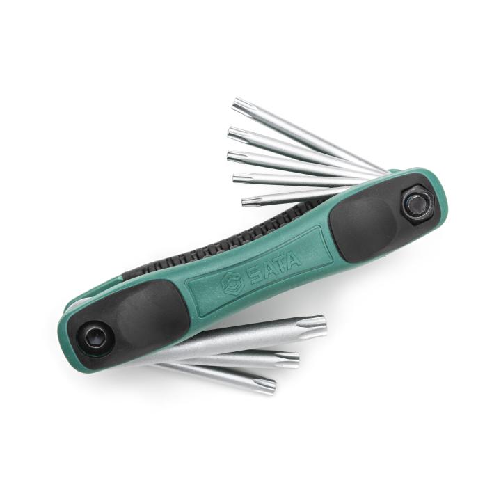 Jogo Chave Torx Tipo Canivete 8 Pç - ST09123SJ - SATA Brasil