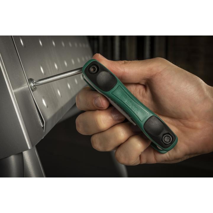 鞘 Jogo de chave combinada com catraca speedy de 8 a 18 mm com 7