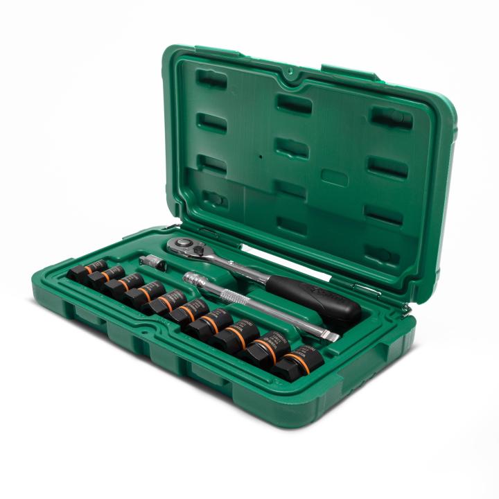 Jogo de Soquetes de Extração Bolt Biter 13 Peças - SATA Brasil