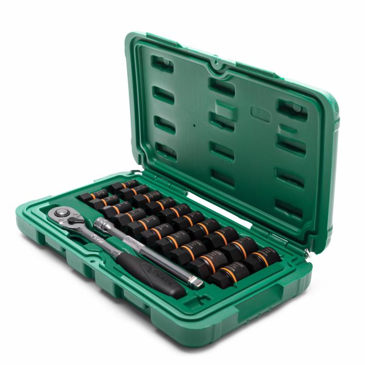 Jogo de Soquetes de Extração Bolt Biter 23 Peças - SATA Brasil