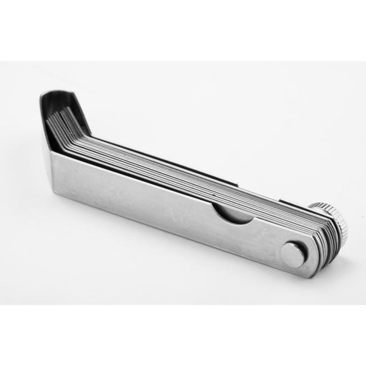 Image of 16 Pc. Feeler Gauge Set 0.05-1.00mm - SATA