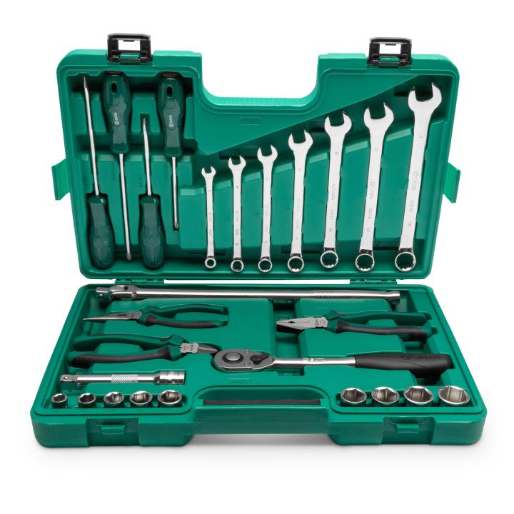 Image of 26 Pc. 1/2" Drive 6 Point Metric Socket Tool Set - SATA