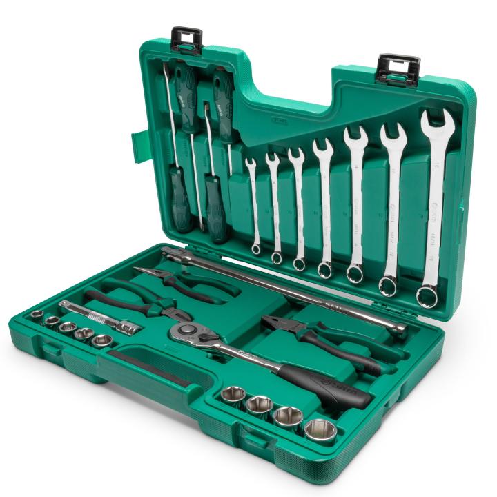 Image of 26 Pc. 1/2" Drive 6 Point Metric Socket Tool Set - SATA