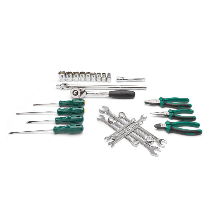 Image of 26 Pc. 1/2" Drive 6 Point Metric Socket Tool Set - SATA