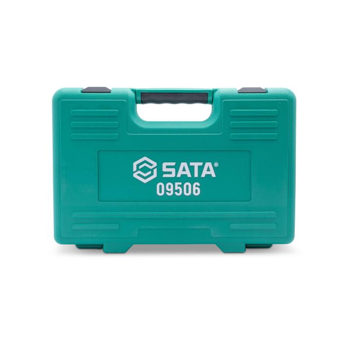 Image of 25 Pc. 1/2" Drive 6 and 12 Point Metric Socket Wrenches - SATA