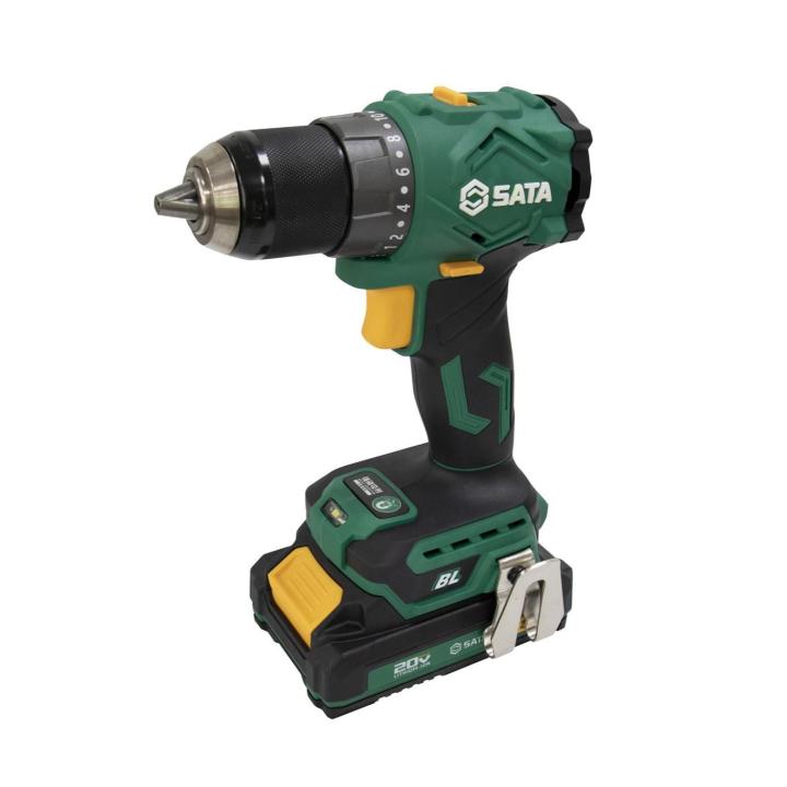 PARAFUSADEIRA/FURADEIRA BRUSHLESS À BATERIA 20V SATA - ST151011