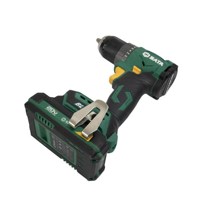 PARAFUSADEIRA/FURADEIRA BRUSHLESS À BATERIA 20V SATA - ST151011