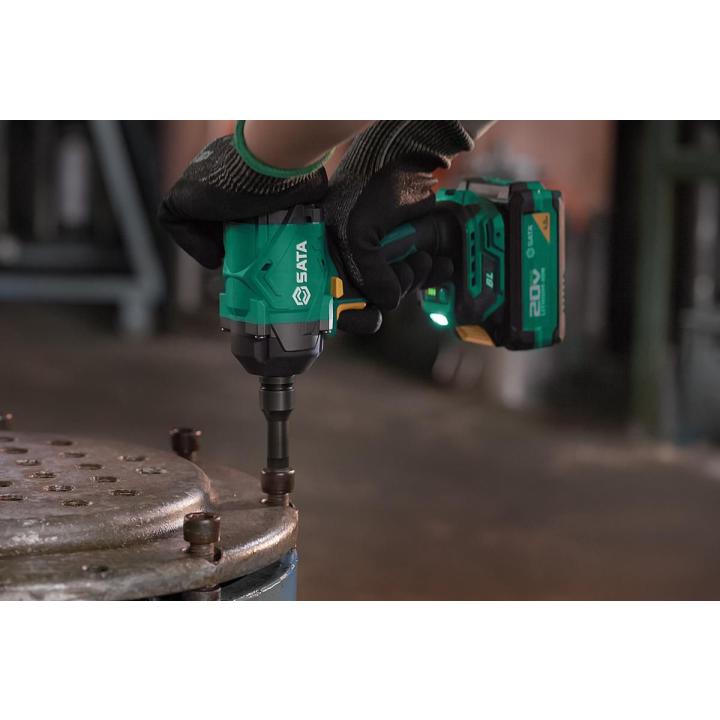 CHAVE DE IMPACTO BRUSHLESS À BATERIA 20V 600Nm SATA - ST151074