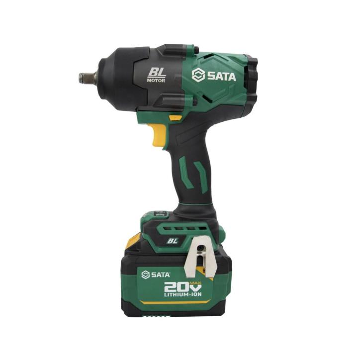 kase.c① CHAVE DE IMPACTO BRUSHLESS À BATERIA 20V 1100Nm SATA - ST151076