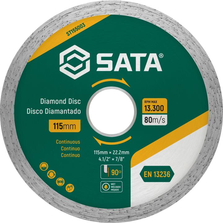 タロサページ　SCO-143/CD Disco de Corte Diamantado Contínuo 230mm - SATA Brasil