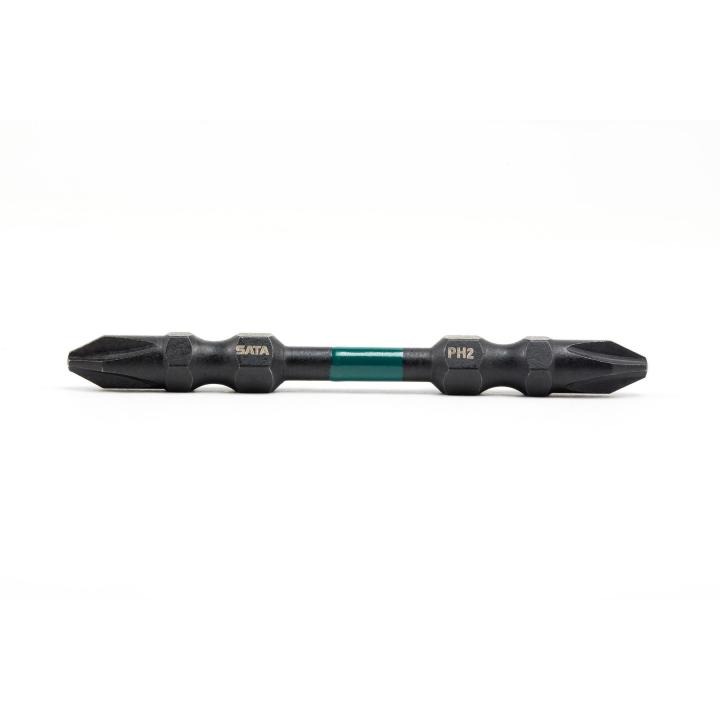 Ponta Impacto Duplo Phillips® #2 65mm 10 Peças - SATA Brasil
