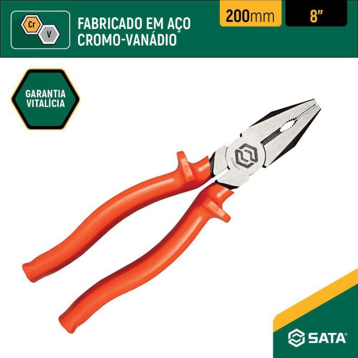 Alicate Universal Profissional Isolado de 8