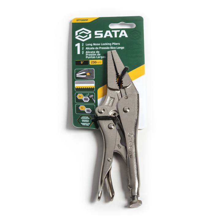 Image of Long Nose Locking Pliers - SATA